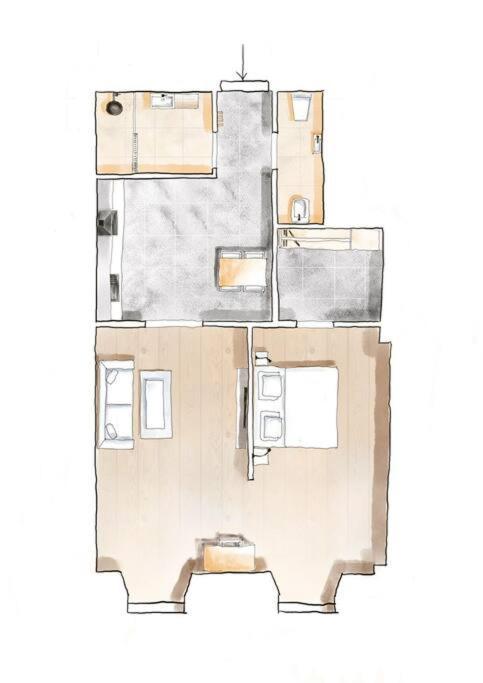 L'Arco Trieste Studio Living 2 Eksteriør bilde